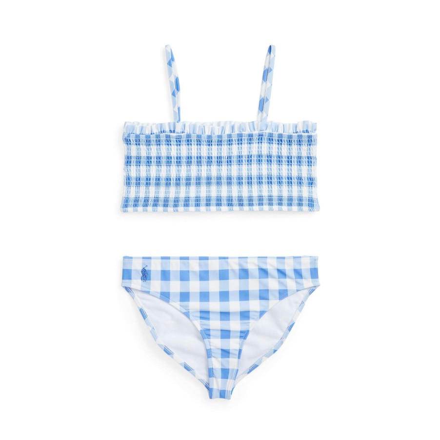 Clothing * | Cheaper Gingham Two-Piece Swimsuit (Big Kids)