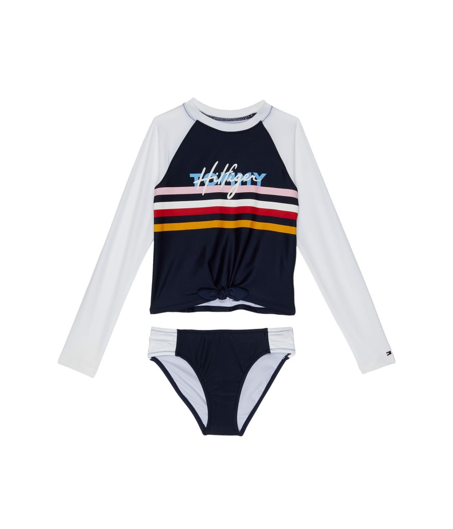 Clothing * | Best Sale Exploded Global Logo One-Piece Swimsuit (Big Kids)