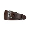 Accessories * | Best Sale Leather Roller-Buckle Belt